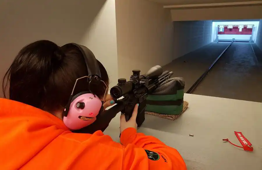 Our 25 metre 0.22 Calibre Rimfire rifle range is a Home Office approved Rimfire range for firearms certificate holders who are members of our Rimfire section